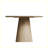 Modern Wooden circular dining table-1033680881