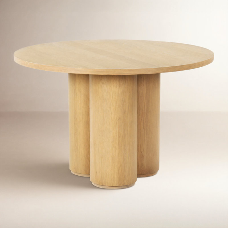 Kathalina Round Dining Table, Natural
