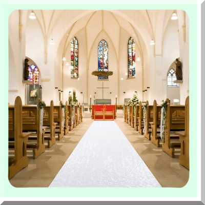 Sequin Aisle Runner for Weddings and Events