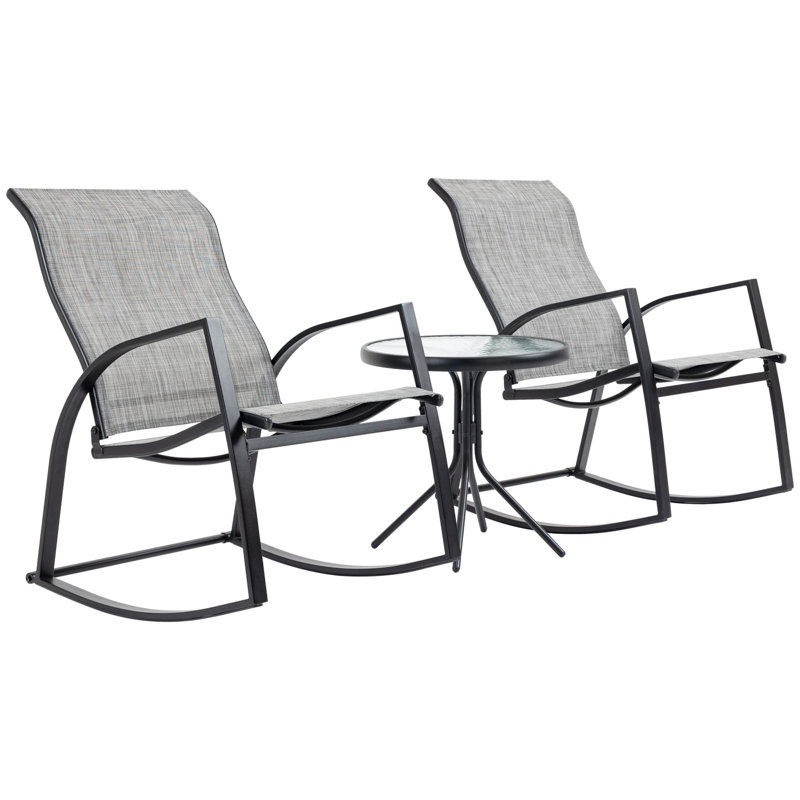 Everth 2 - Person Patio Dining Set with Round Table