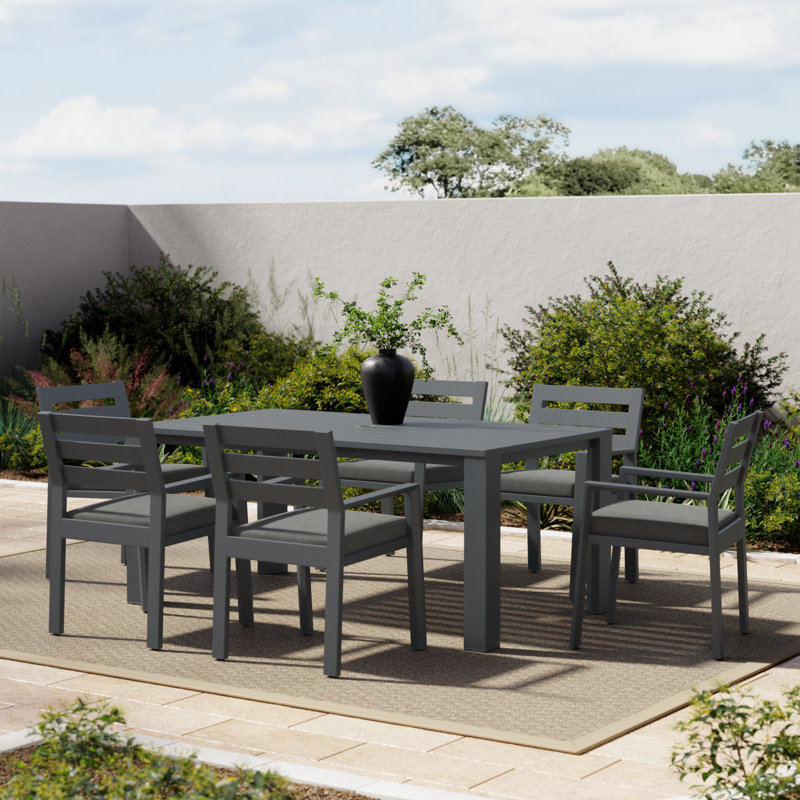 Greyson Rectangular 6 - Person 68'' L Dining Set