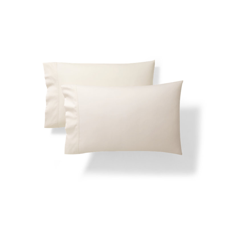 Spencer Solid 475 Thread Count 100% Cotton Queen Sheet Set, Flax, Queen