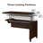Magomed 72W 3 Position Sit to Stand L Shaped Desk with Hutch and Bookcase-1560255073
