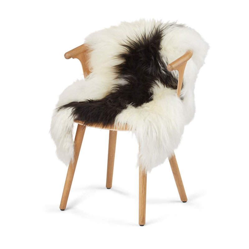 Sheepskin Hand Woven 70cm X 100cm Indoor / Outdoor Area Rug