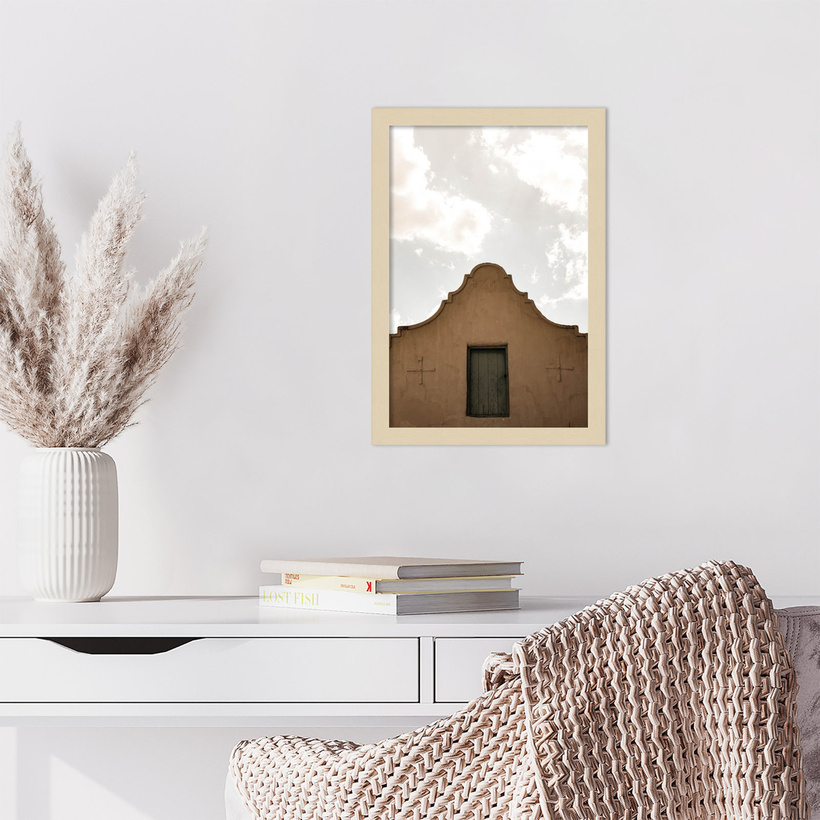 Settlers Shelter by Shot by Clint Wood Framed Wall Art Print, Brown, 17" H x 12" W