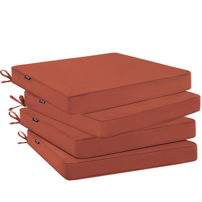 Water-Resistant Outdoor Seat Cushions(Set of 4)