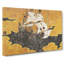 Koi Fishing by Kano Yasunobu - Wrapped Canvas Painting-55304400