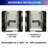 56-60 "W x 76 "H Frameless Glass Sliding Shower Door, Chrome Color Finish, 5/16" Thick Tempered Glass, Easy Clean Coating-116726554