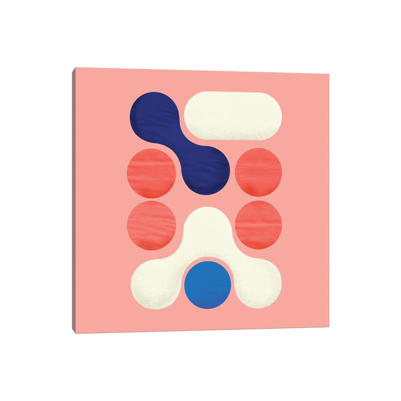 Geometric Abstract III by Show Me Mars - Wrapped Canvas Gallery-Wrapped Canvas Giclée, 93.98 cm H x 93.98 cm W