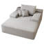 Méridienne de 68 po x 51 po de style nuage d'intérieur, canapé-lit surdimensionné gris, velours côtelé, coussin en mousse haute densité, chaise longue sans assemblage, éponge,-1414514815