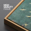 «Serene Sky Cranes In Flight On Teal», reproduction d'art sur toile encadrée-111375402-98042048