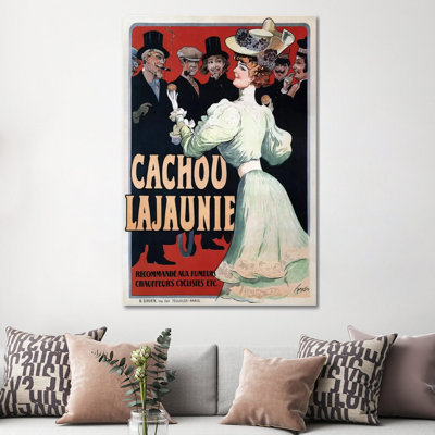 Vintage Ad Poster - Wrapped Canvas Rectangle Print