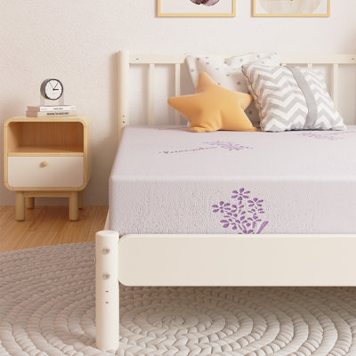EGOHOME Lavender Medium Memory Foam Mattress by EGOHOME