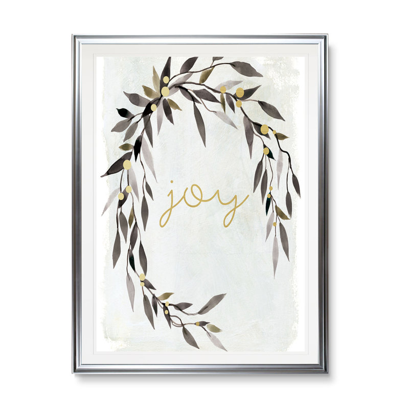 « simple joy », impression, H 24 po x l 20 po x P 1,5 po, Cadre argenté
