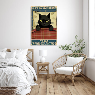 Effrey, I Like To Stay In Bed, impression sur toile
