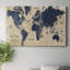 Carte du vieux monde II - impression sur toile tendue-605542170