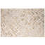 Estrella Cowhide Geometric Area Rug in Cream-696137155