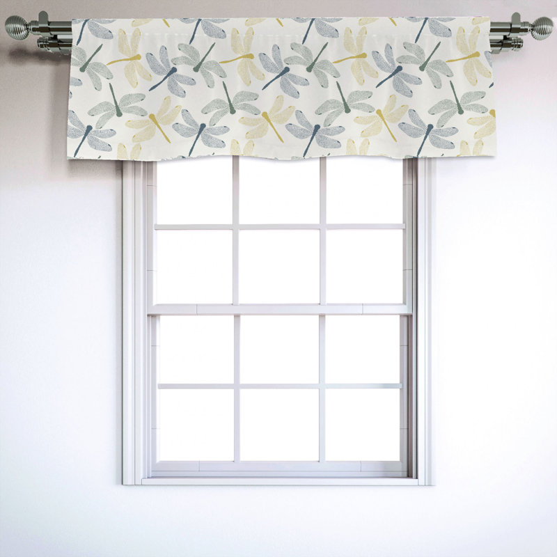 Sateen Ruffled Window Valance