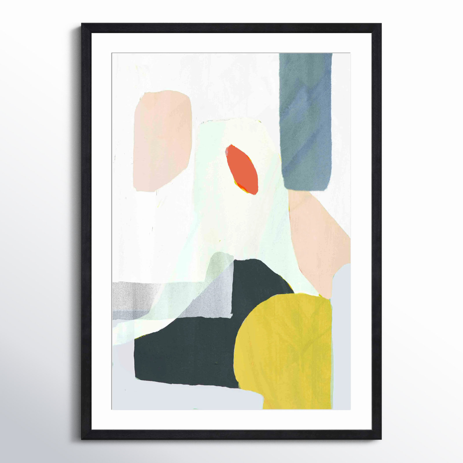 Summer Salad II Painting by Victoria Borges, Black, 20"H x 20"W