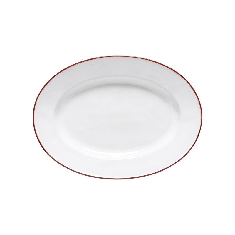 Costa Nova Beja Platter, Blue, 1.3" H x 11.81" L x 8.5" W