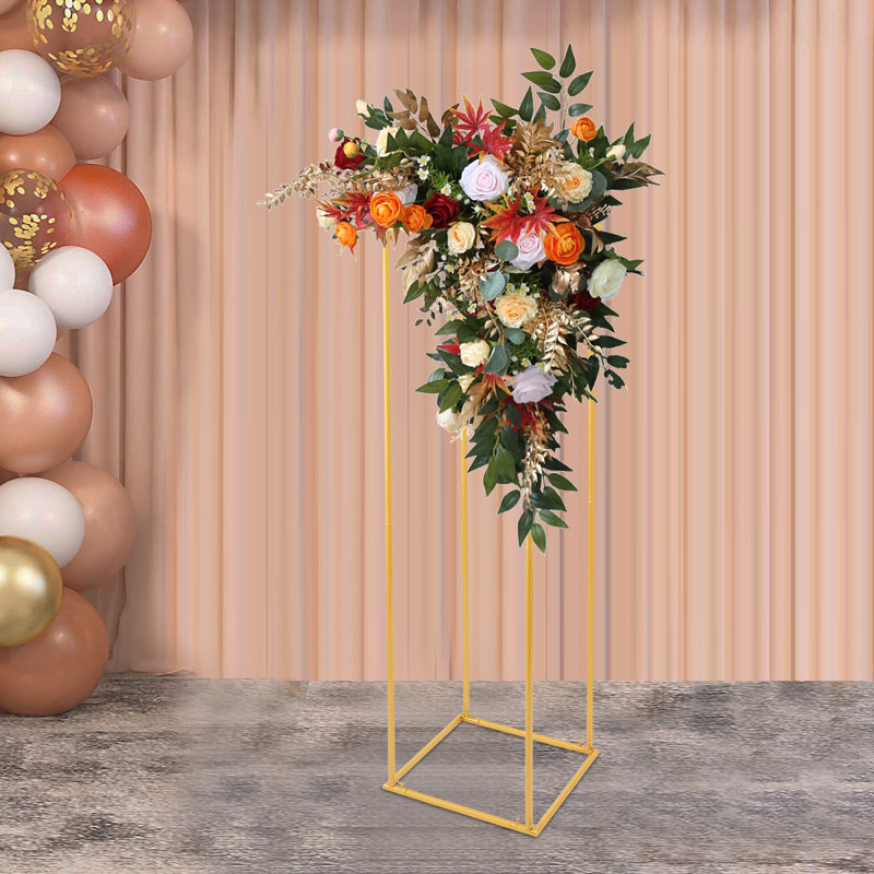 Iron Column Flower Stand