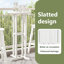 Round Outdoor Standing Height Table-867383915