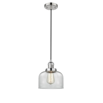 Luminaire suspendu en forme de dôme à 1 lumière Witherington