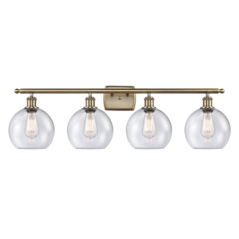 Cindi 4 - Light Vanity Light, Antique Brass, No Bulb Included