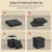 Storage Ottoman, 12.01 Inches Foldable Foot Rest Stool, Cube Ottoman With Storage, For Living Room, Bedroom, Dorm-1522638445