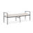 Mathis Modern Hammered Metal 60" Accent Bench-124262813