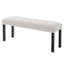 Banc de salle à manger en lin capitonné Modern-2113277019