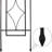 Murdie 48.25'' H x 12'' W Metal Lattice Panel Trellis