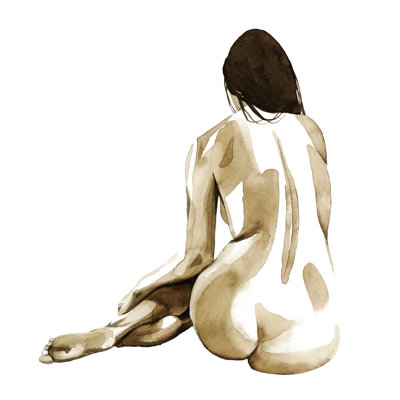 With Herself II by Grace Popp - Wrapped Canvas Painting