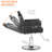 Polar Aurora Recliner Barber Chair with Removable Headrest,Adjustable Height 360 Degrees Swivel