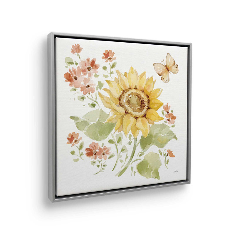«Fall Cottage Garden II» par Katrina Pete, reproduction d'art, 31.5" H x 31.5" W, Silver, Framed Canvas