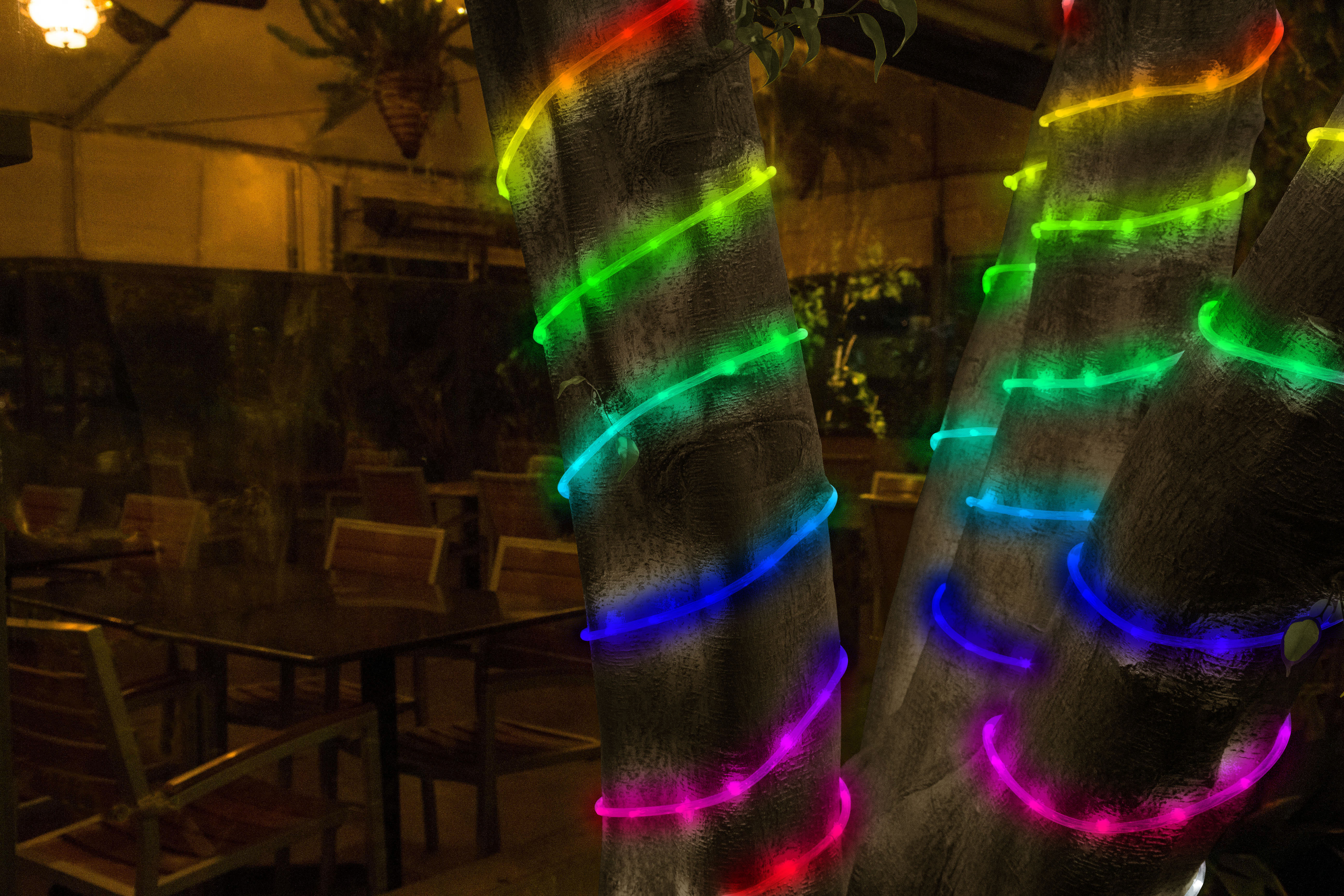 Arlmont & Co. 16ft LED Rope Lights Outdoor 108 LEDs with Waterproof