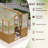 6x8 FT Wooden Walk-in Greenhouse with 6MM Polycarbonate Panels and Adjustable Vents for Garden, Patio, and Lawn-123679063