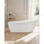 Acrylic Freestanding Bathtub Stand Alone Soaking Tub 1700 x 740mm, 215L Capacity