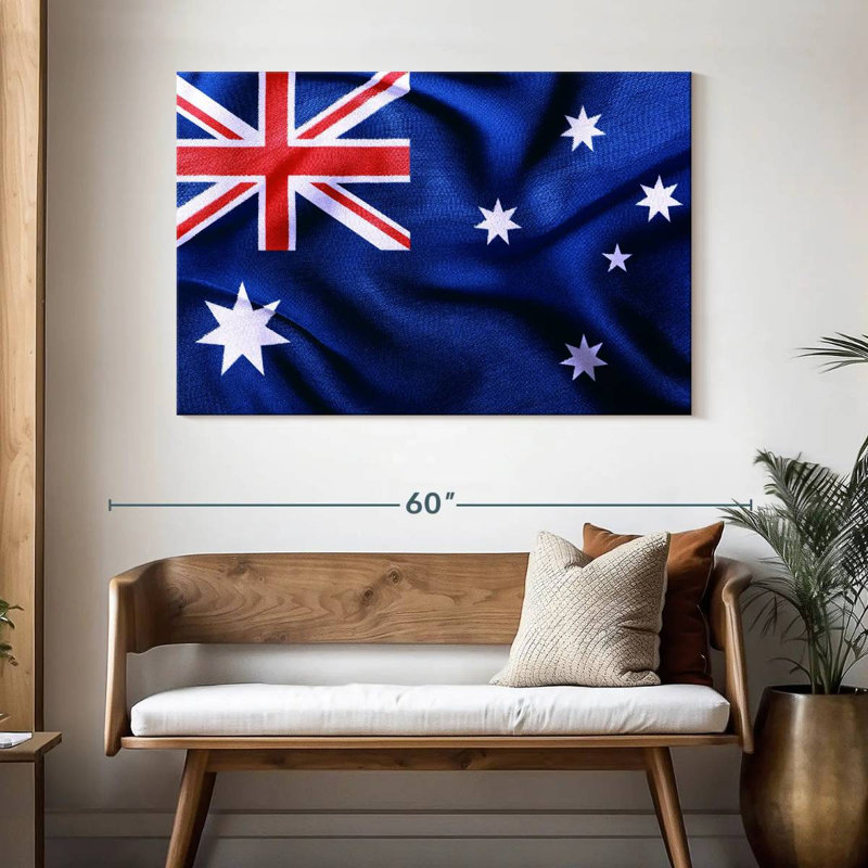 Drapeau australien Borges, H 32 po x l 48 po