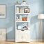 Armoire de cuisine autoportante multi-rangement avec support pour four à micro-ondes et charge USB