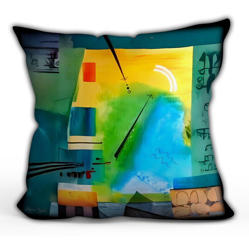 Tempo Rubato Stolen Time  Throw Pillow, 26"H x 26"W