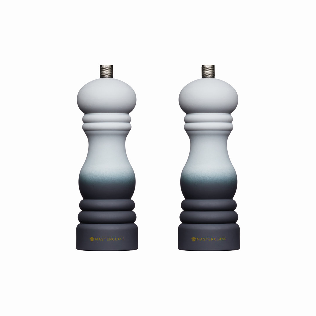 MasterClass Salt and Pepper Mill Set, Set of 2
