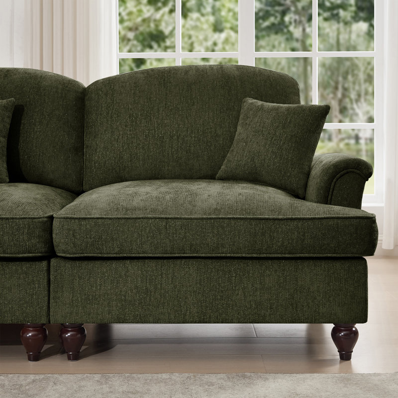 Canapé modulaire convertible en chenille l 107,1 po x P 55,1 po x H 36,6 po Urban Ins