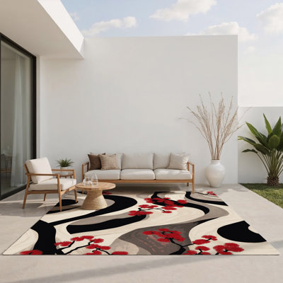 Tapis intérieur et extérieur Harmony In Bloom
