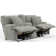 Eliava 86" Zero Gravity Power Reclining Console Loveseat