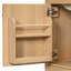 Meuble-lavabo de 20 po avec lavabo, armoire de salle de bain avec porte à fermeture douce, support de rangement et tiroir