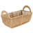 Bay Isle Home Vertical Weave Small Shelf Storage Basket with Round Handles