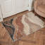 Tapis intérieur brun / beige lavable à la machine avec envers antidérapant Tonicka Soleil-726481094