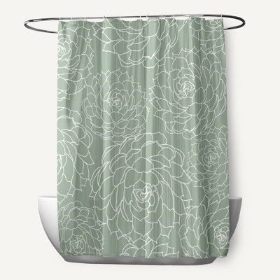 Miki Floral Shower Curtain
