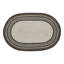 Tapis tressé à la main à motif floral noir / gris Jevontay-1532070327